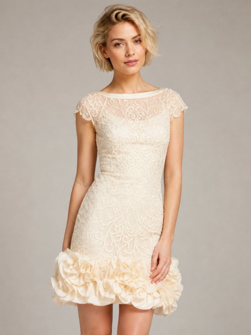 🤍✨NWT Jessica Simpson Lace Ruffle Dress | Size 8🌸☀️